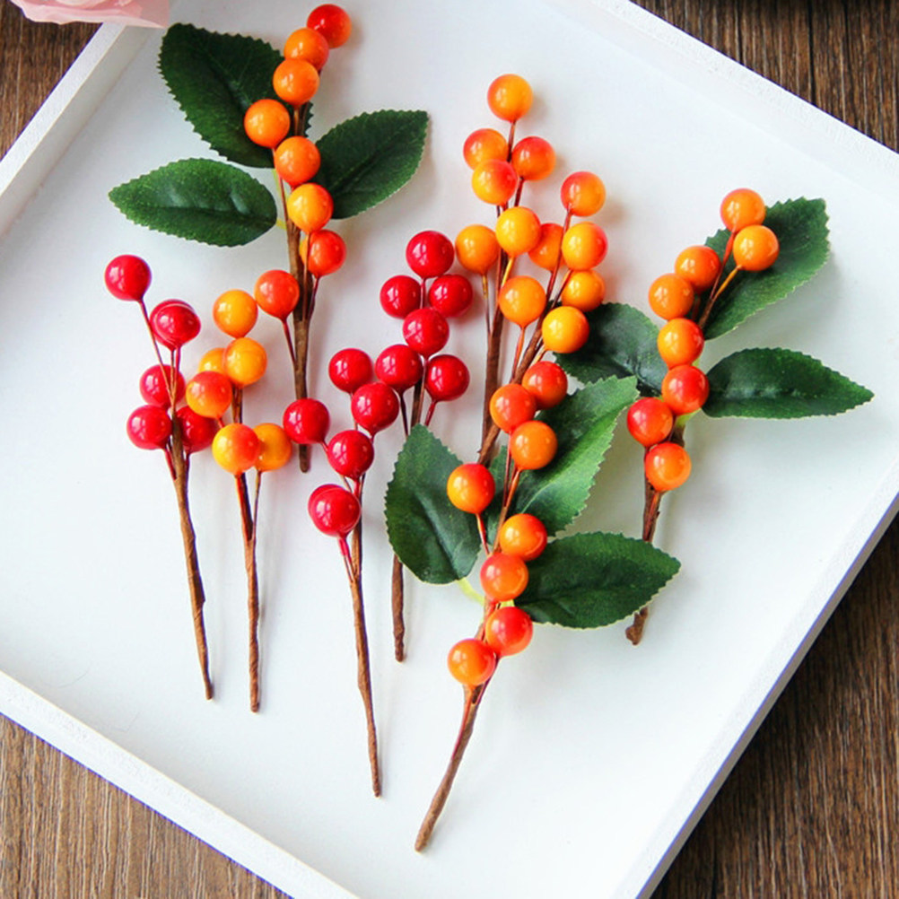 10Pcs DIY Berry Twig Set Artif - Art Craft Bar review and price