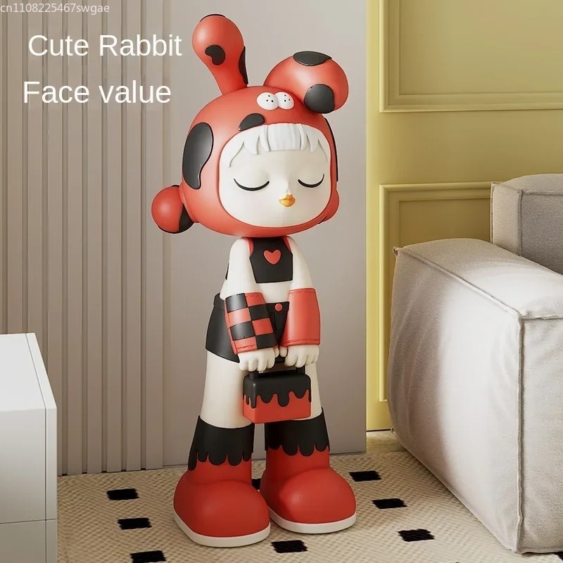 Art Cartoon Girl Statue Indoor - Art Craft Decoration review and price