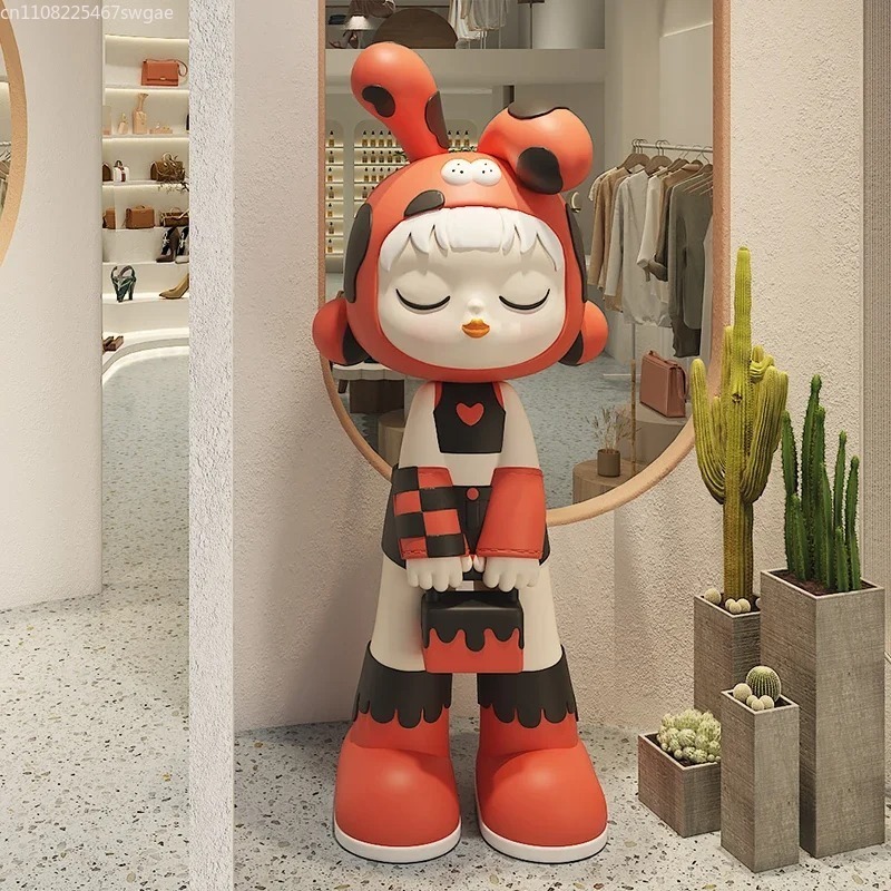 Art Cartoon Girl Statue Indoor - Art Craft Decoration review and price