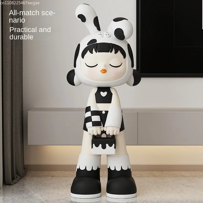Art Cartoon Girl Statue Indoor - Art Craft Decoration review and price