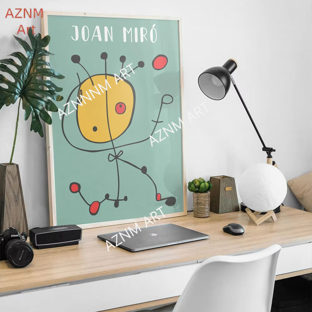 Joan Miro Abstract Art Vintage - Art Craft Kitchen review and price