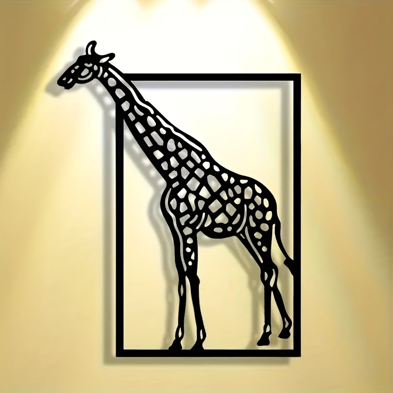 Abstract giraffe metal wall ar - Art Craft Bar review and price