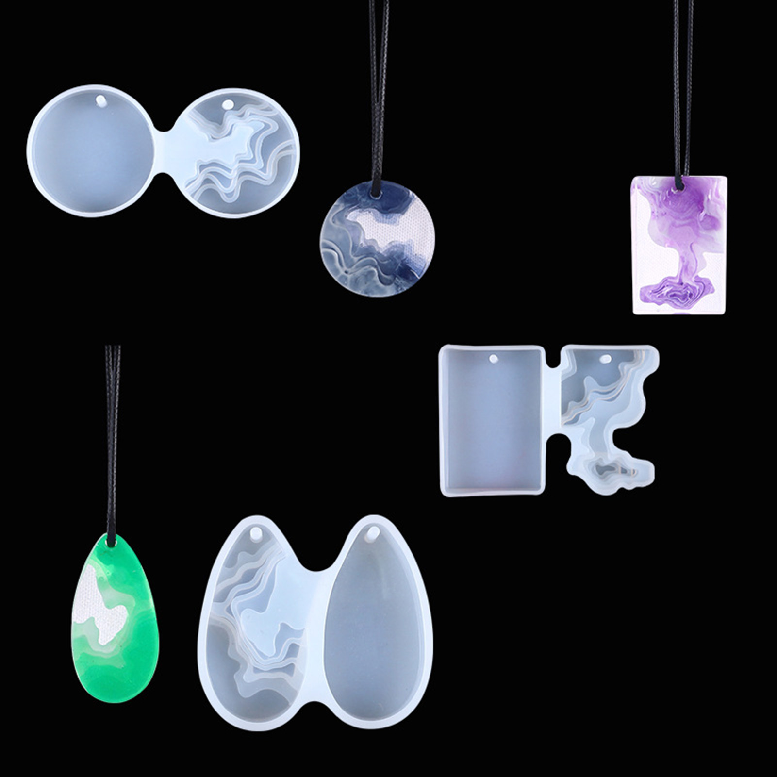 3pcs DIY Crystal Mold Set Roun - Art Craft Show review and price