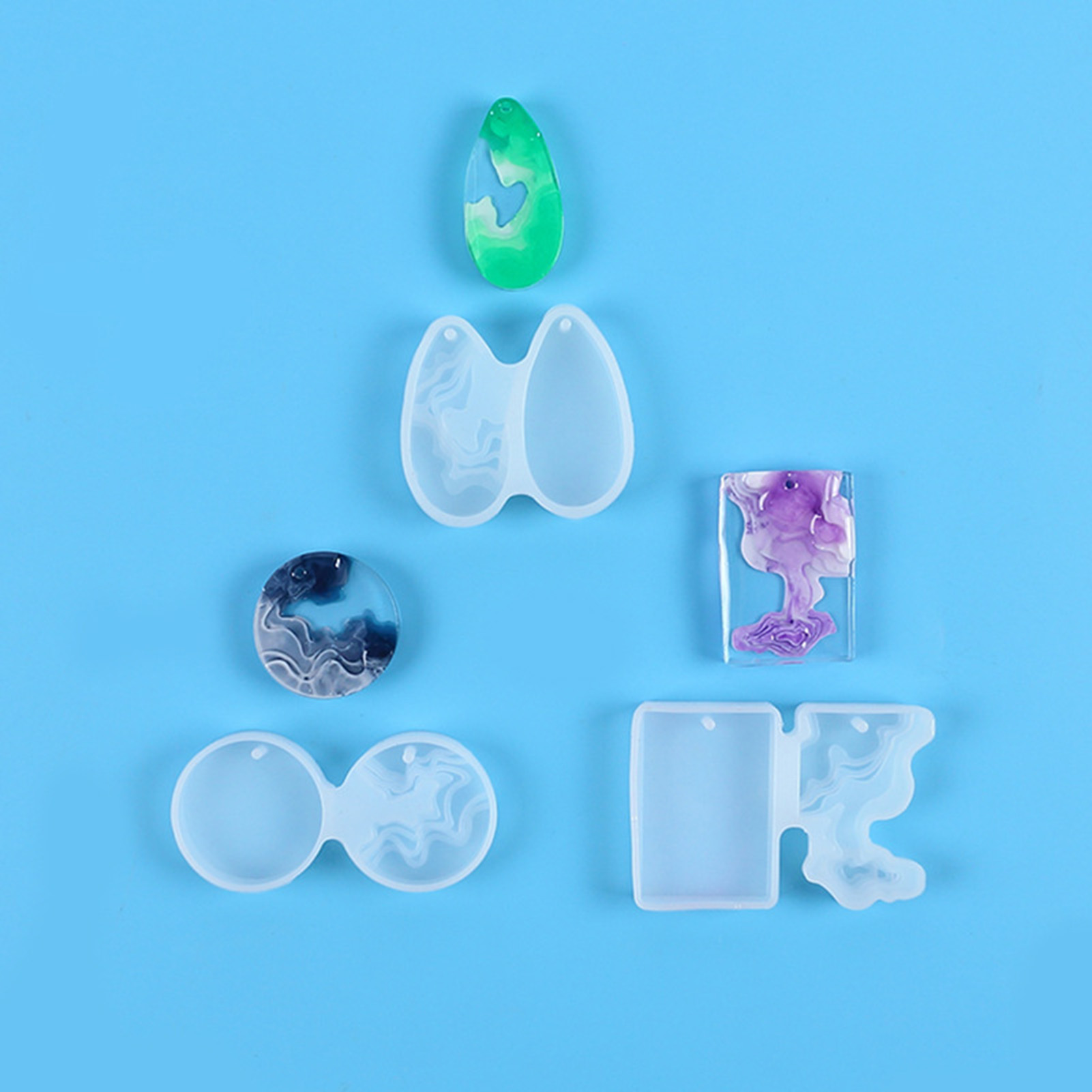 3pcs DIY Crystal Mold Set Roun - Art Craft Show review and price