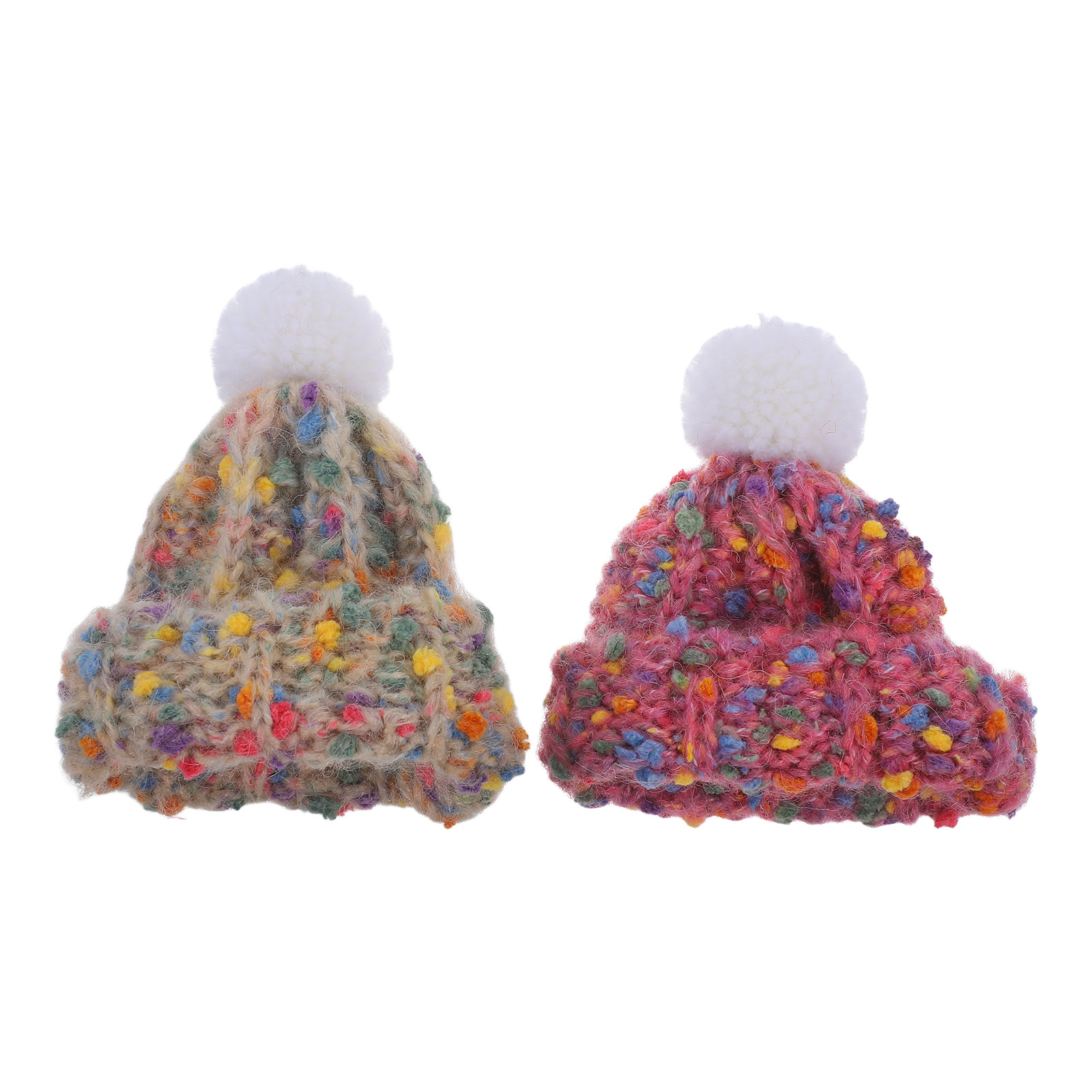 2Pcs Mini Woolen Knitted Hats  - Art Craft Hat review and price