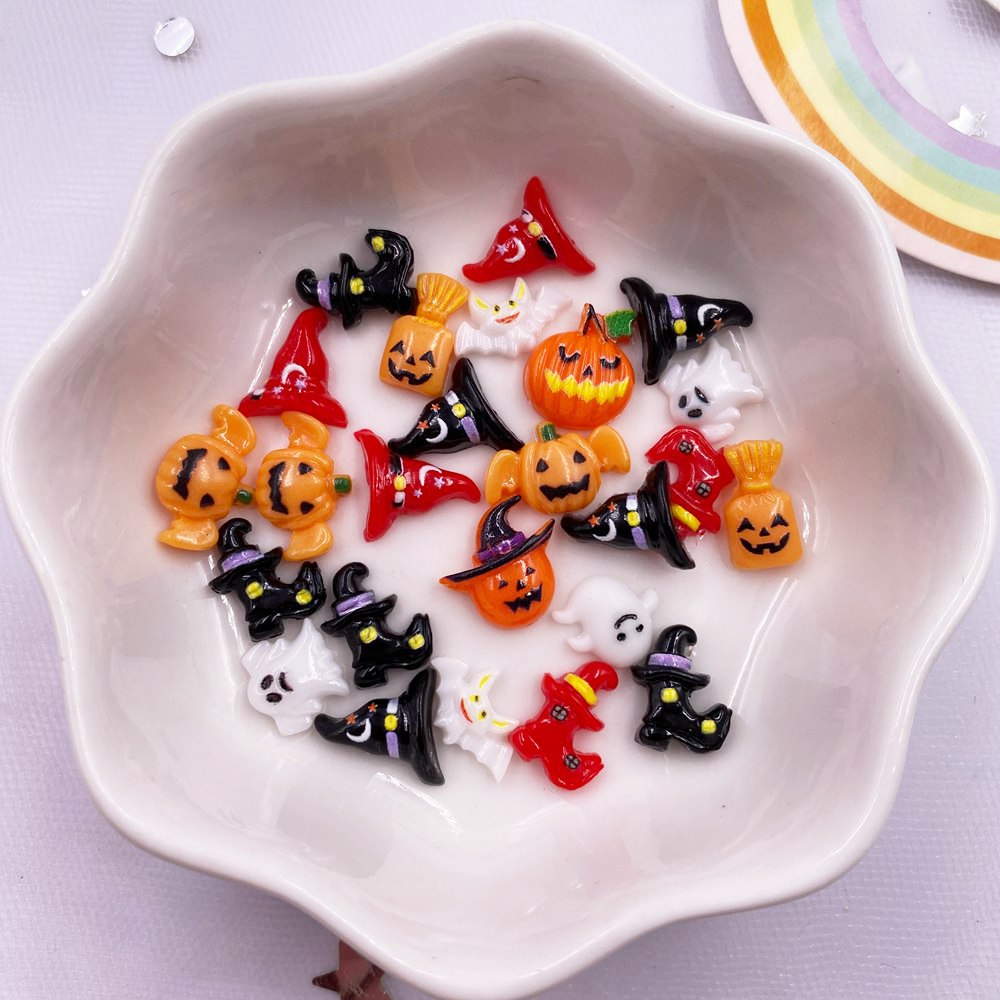 50pcs Mix Resin Mini Colorful  - Art Craft Hat review and price
