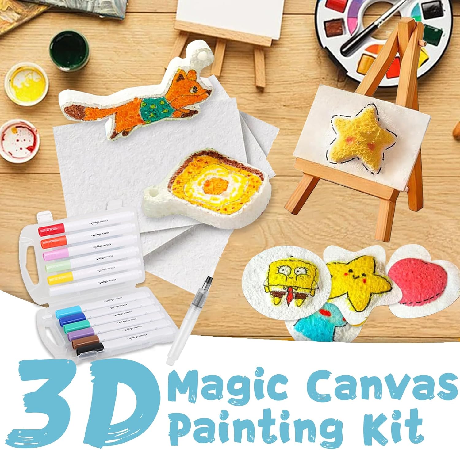 3D Puffy Foam Texture Painting - Art Craft Kids review and price