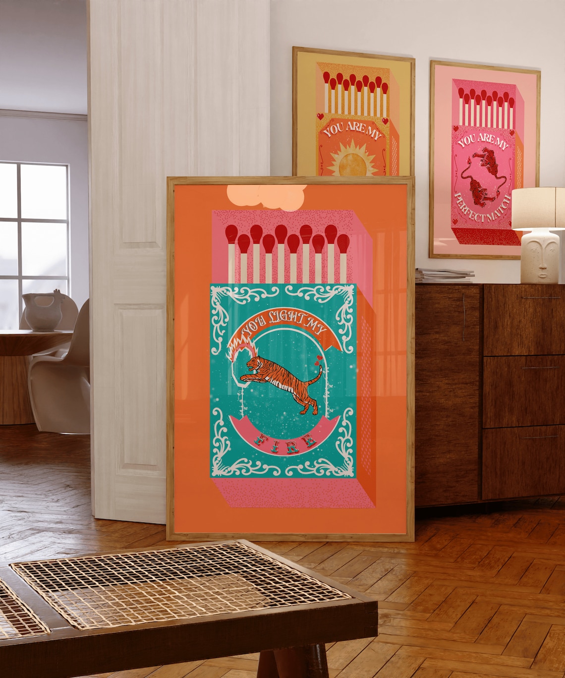You Light My Fire Orange Match - Art Craft Kitchen review and price