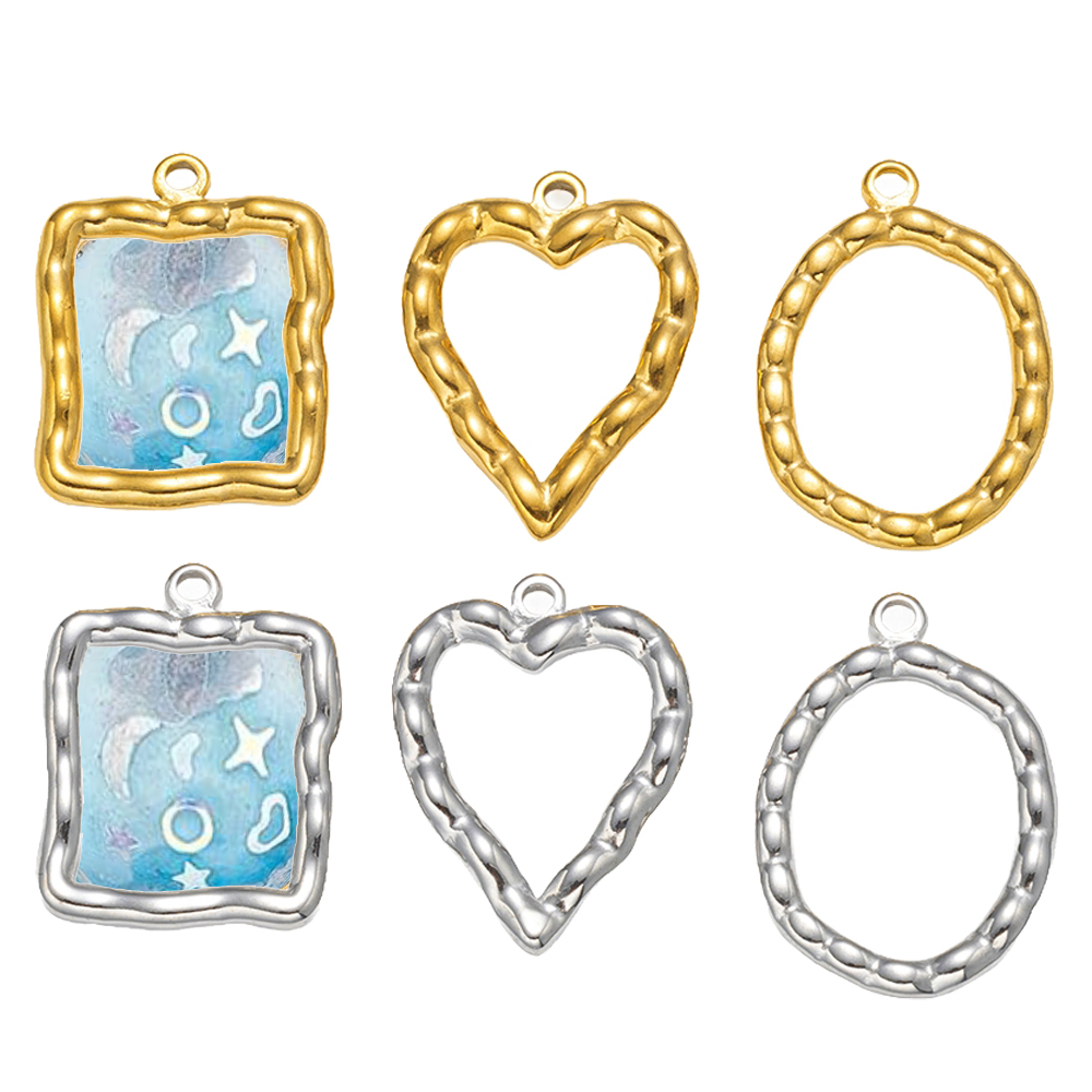 5pcs Stainless Steel Heart Rou - Art Craft Resin review and price