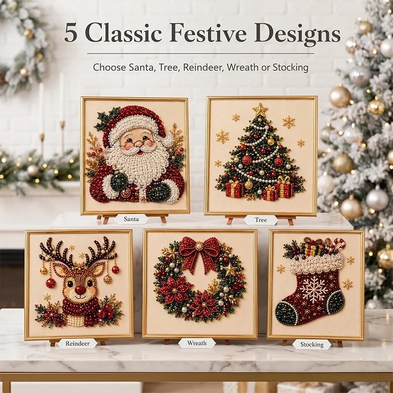 Christmas Pearl Diamond Painti - Art Craft Gifts For Adults review and price