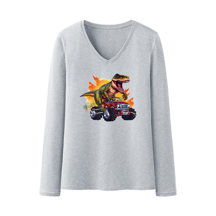 Big Truck Dinosaur Iron On Pat - Art Craft Show review and price