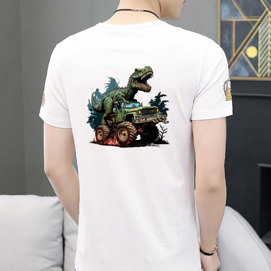 Big Truck Dinosaur Iron On Pat - Art Craft Show review and price