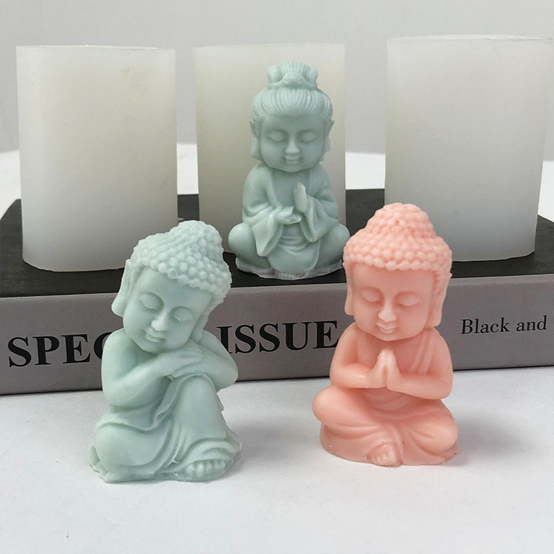 3D Little Monk Candle Silicone - Art Craft Show review and price