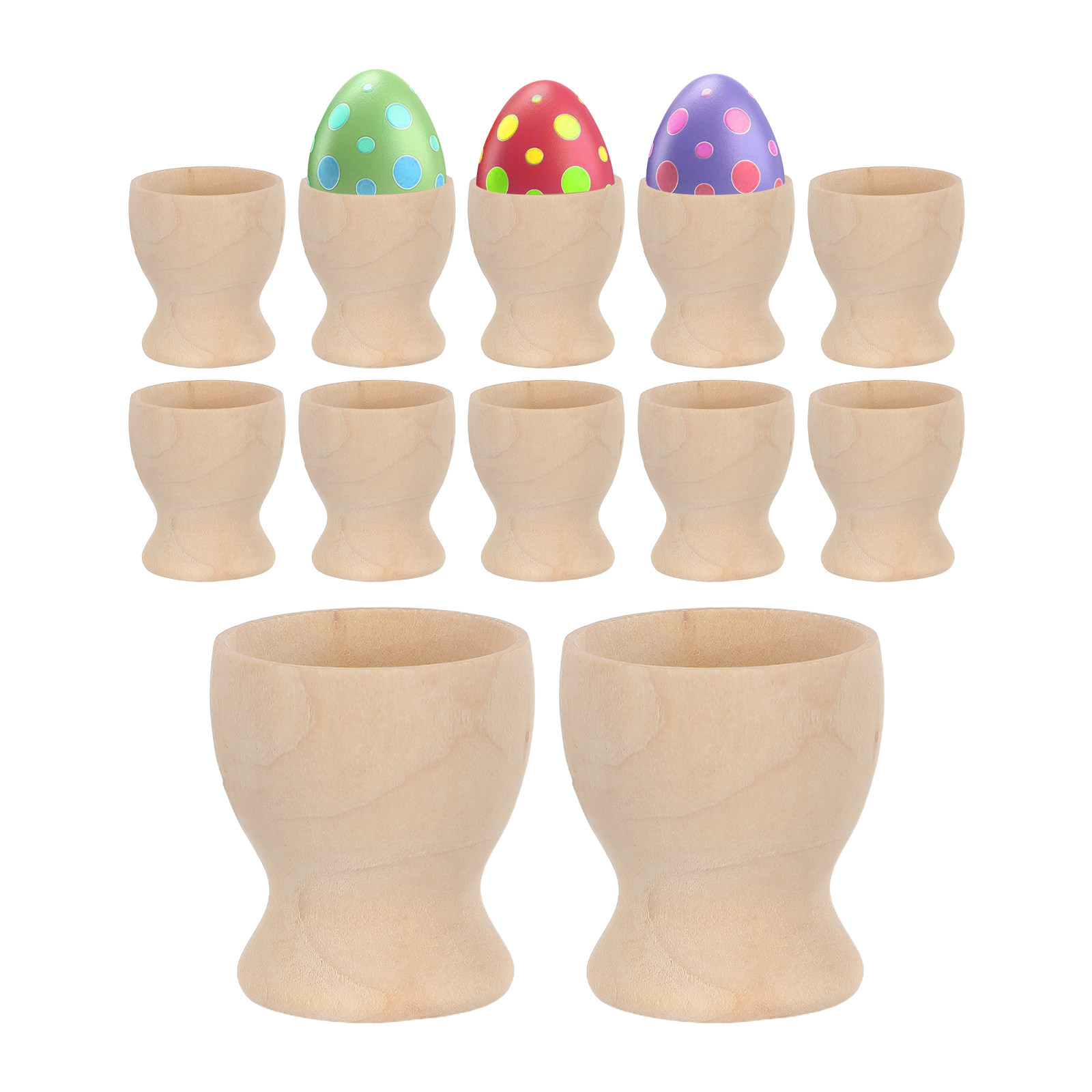 12Pcs Blank Wood Egg Stand Cup - Art Craft Activities For Preschoolers review and price