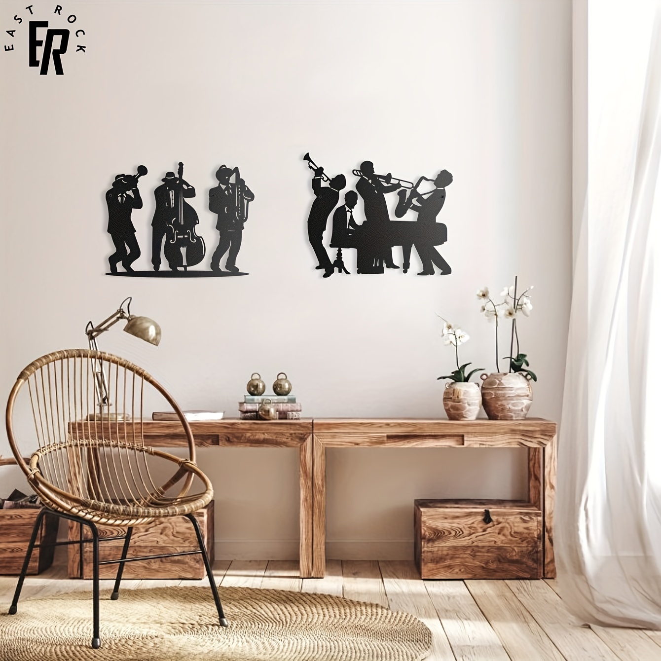 Metal Musician Silhouette Wall - Art Craft Bar review and price