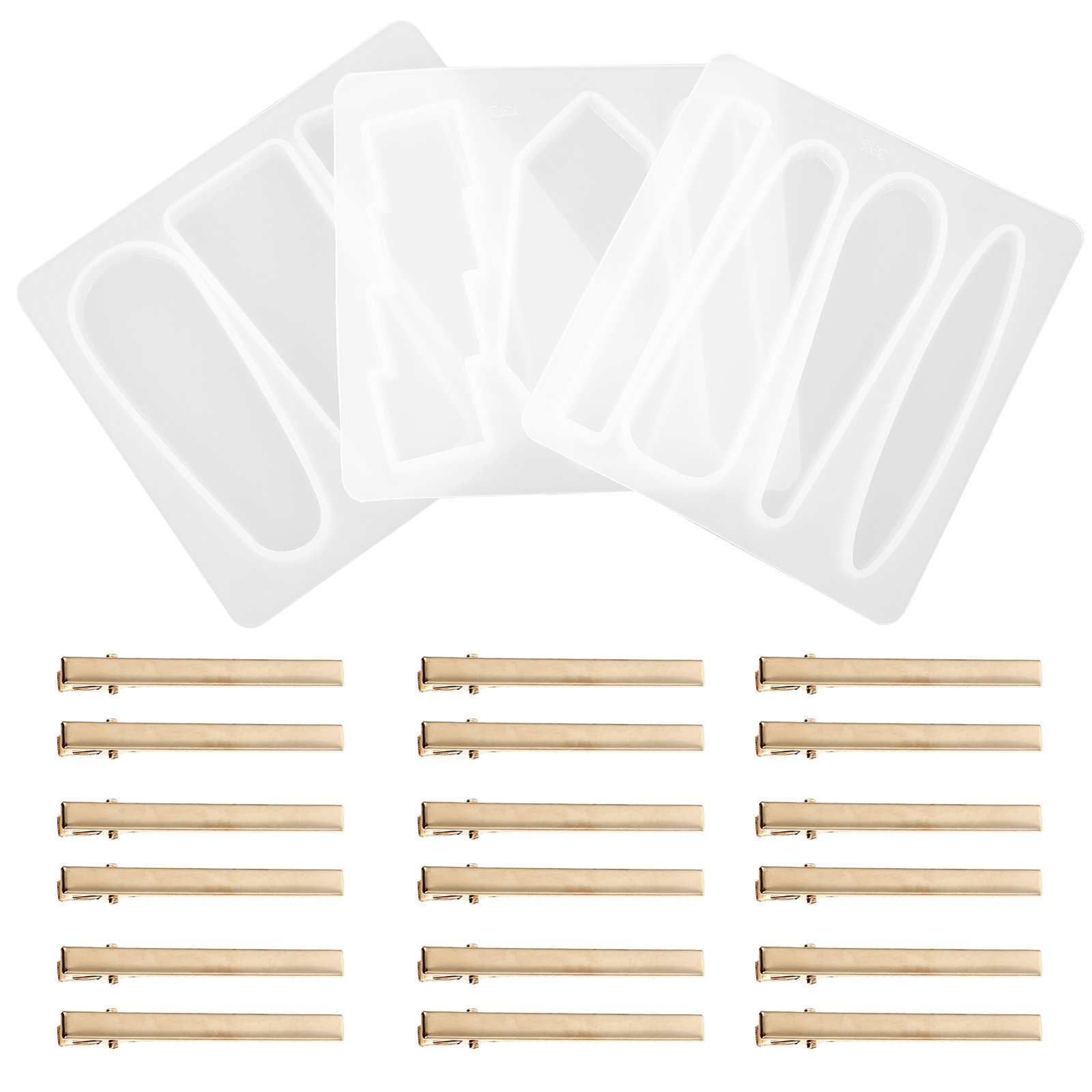 1Set Silicone Hair Clips Mold  - Art Craft Resin review and price