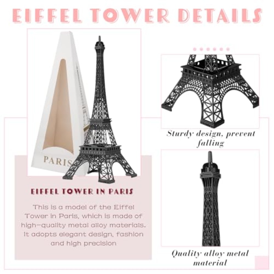 6 Pcs 15'' Eiffel Tower Statue - Art Craft Decoration review and price