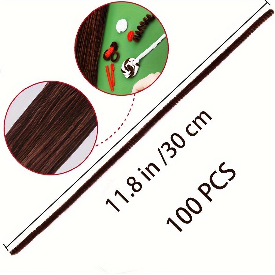 100 Pcs Coffee Pipe Cleaners,P - Art Craft Kids review and price