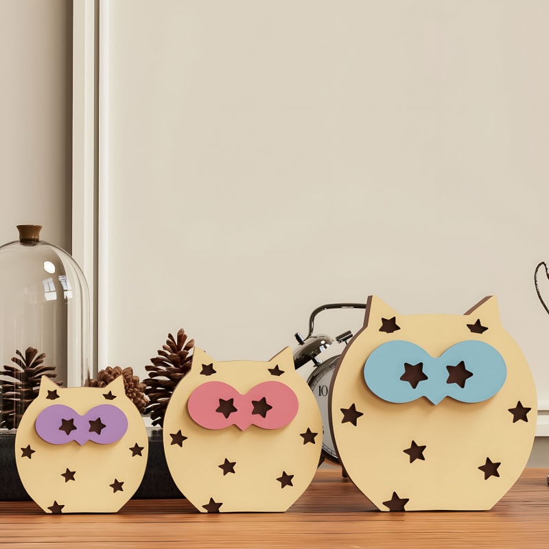 Owl Desktop Ornament Silicone  - Art Craft Show review and price