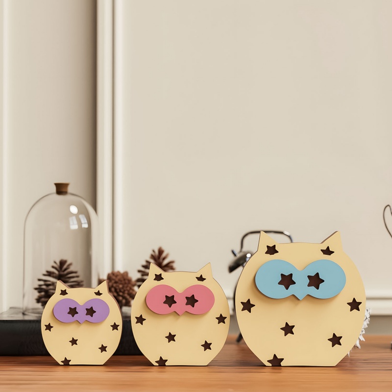 Owl Desktop Ornament Silicone  - Art Craft Show review and price