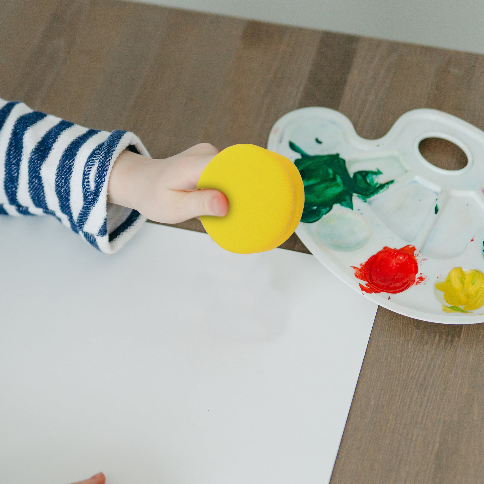 2Pcs Children Painting Sponge  - Art Craft For Kindergarten review and price