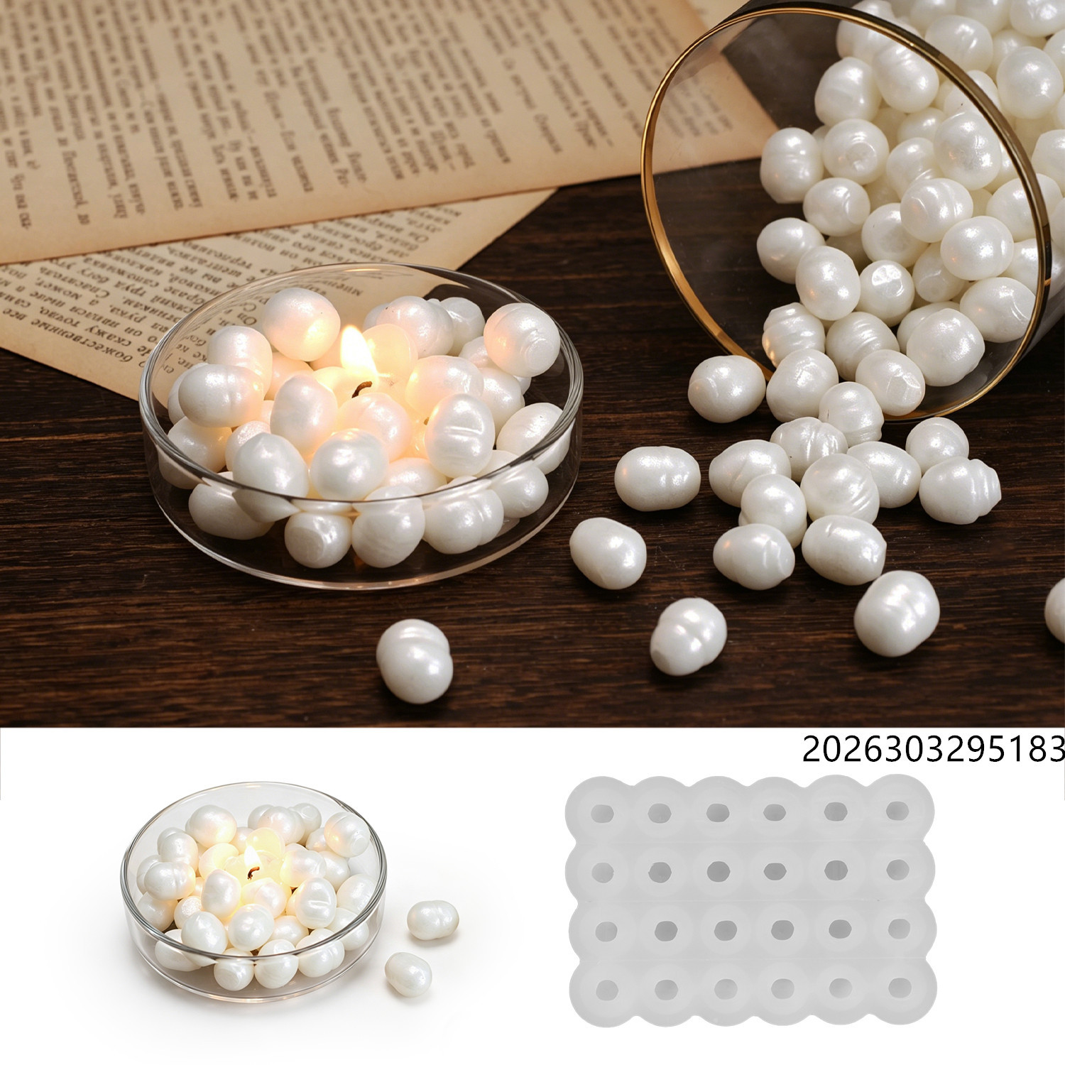 Healing Ocean Pearl Mirror Wax - Candle Making Wax review and price