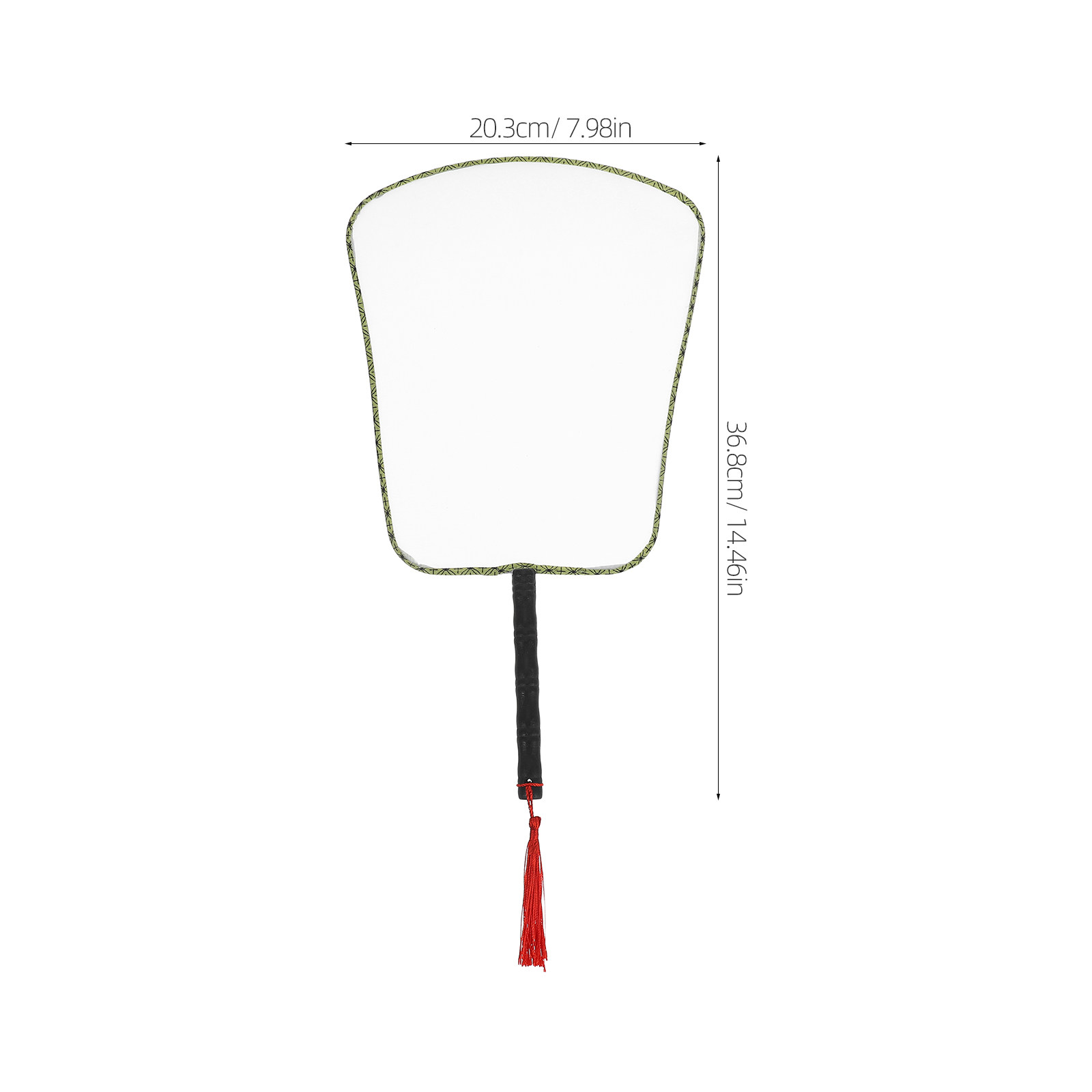 2Pcs White Silk Hand Fan DIY B - Art Craft For Kindergarten review and price