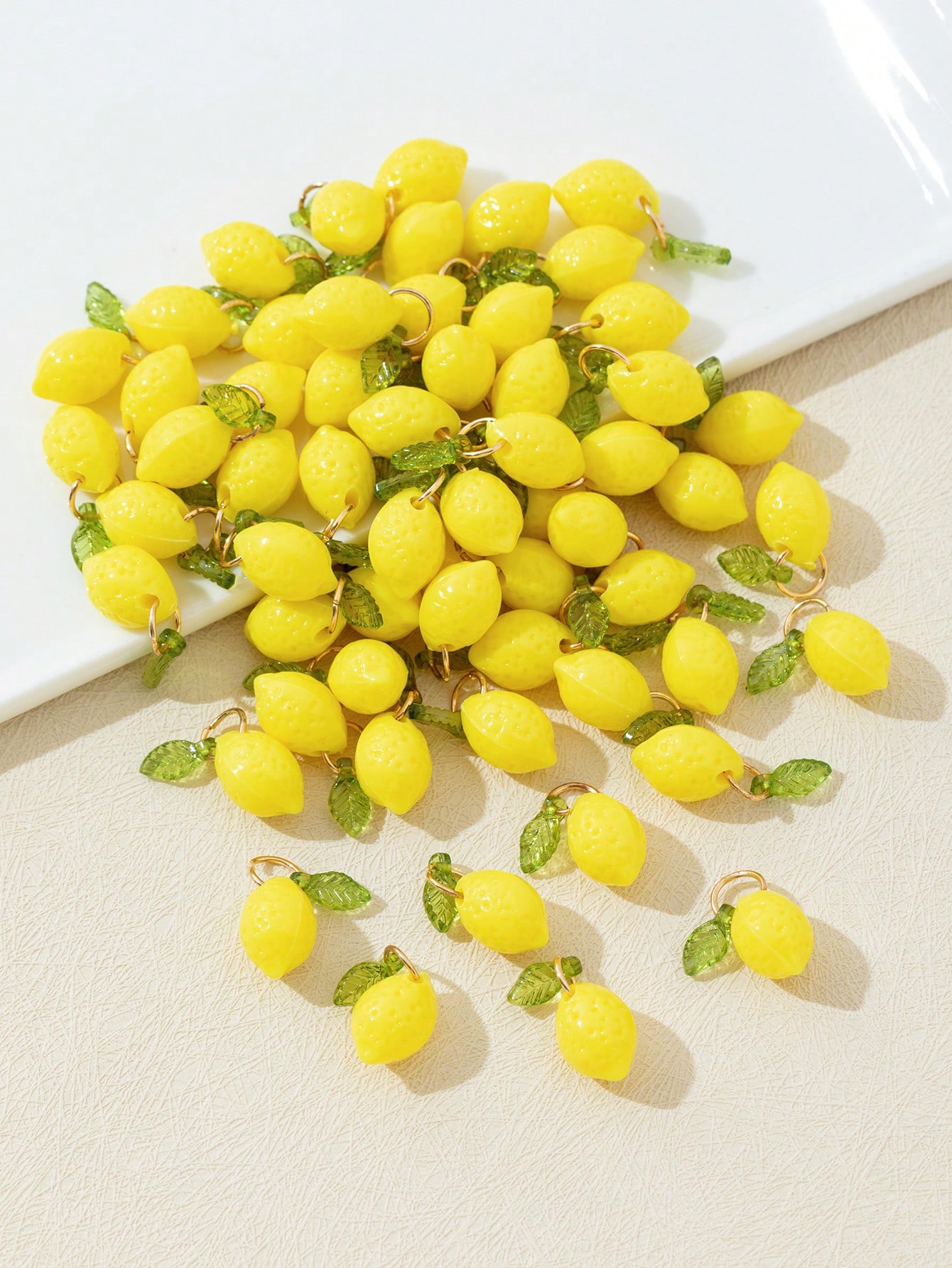 10Pcs 3D Lemon Resin Charms Pe - Art Craft Decoration review and price