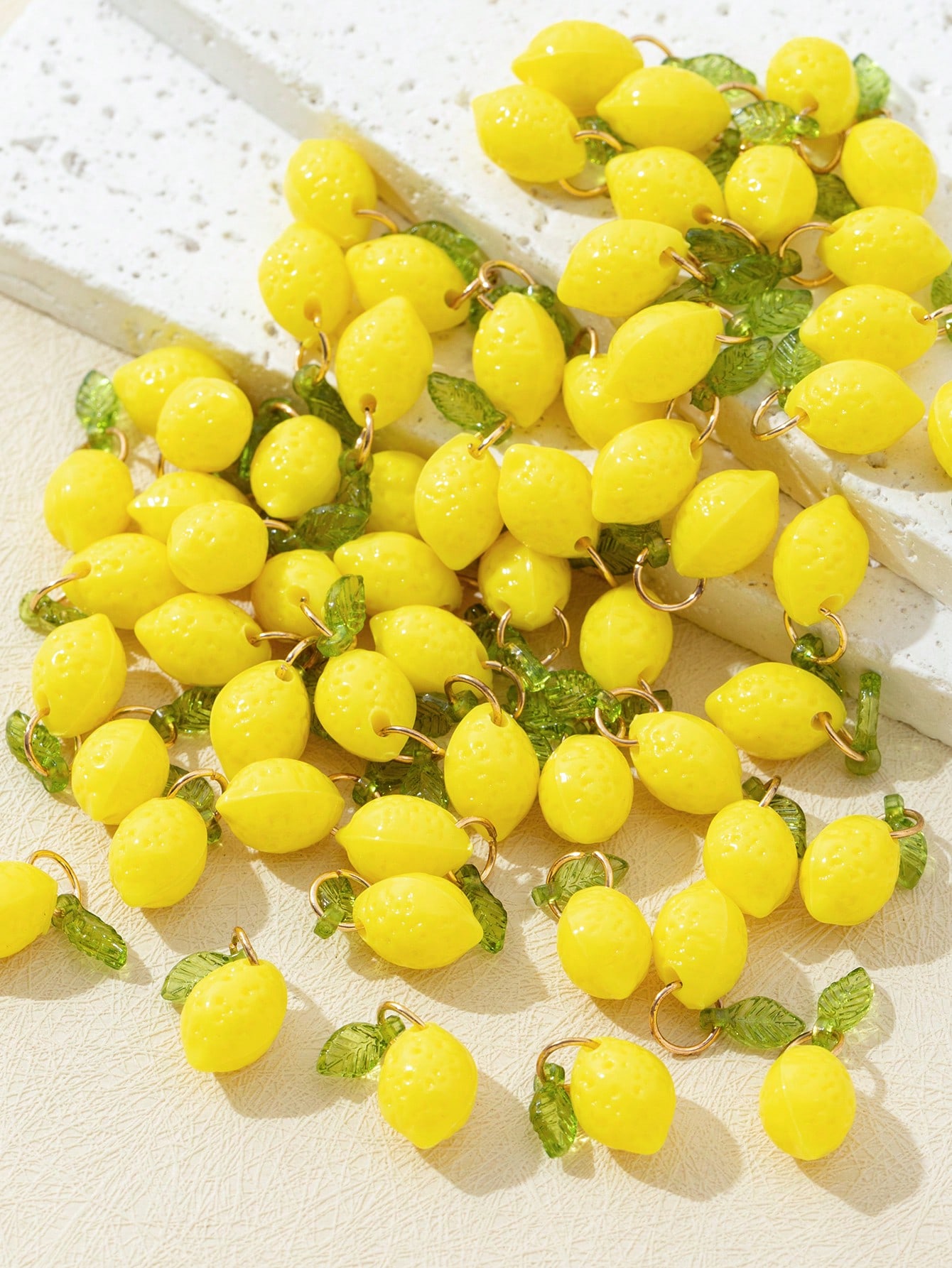 10Pcs 3D Lemon Resin Charms Pe - Art Craft Decoration review and price