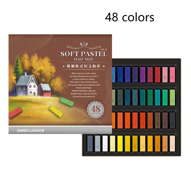 Simbalion  24/48 Colors Soft P - Chalk Pastel Set review and price