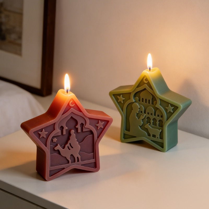 mosque candle mold soft star m - Art Craft Show review and price