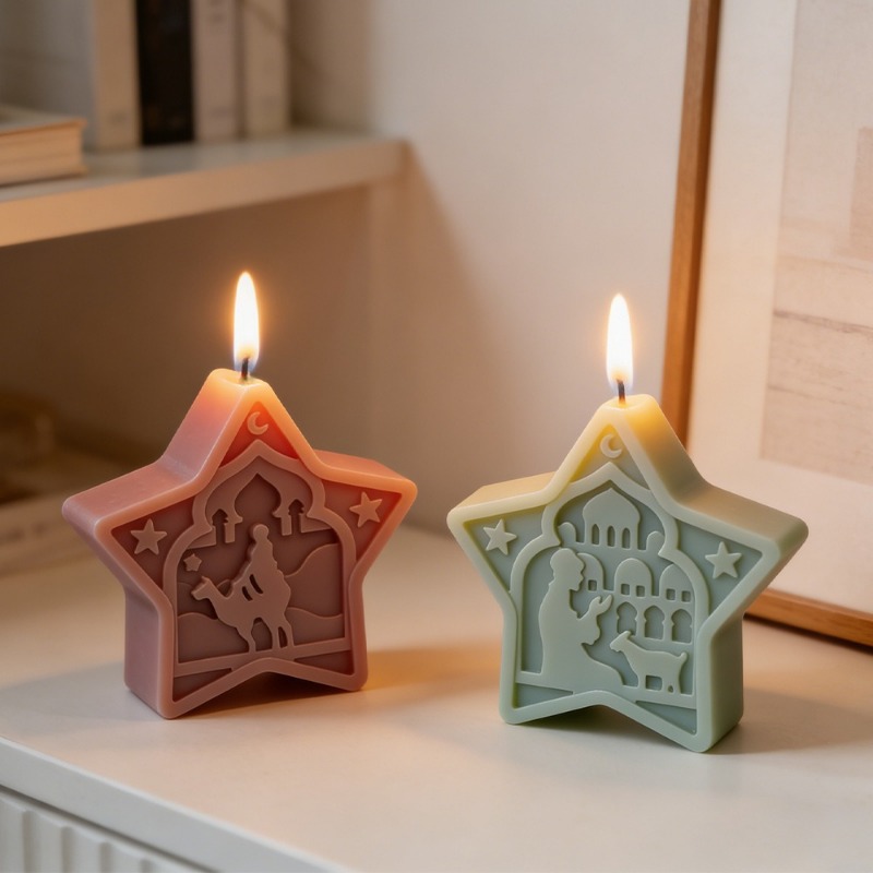 mosque candle mold soft star m - Art Craft Show review and price