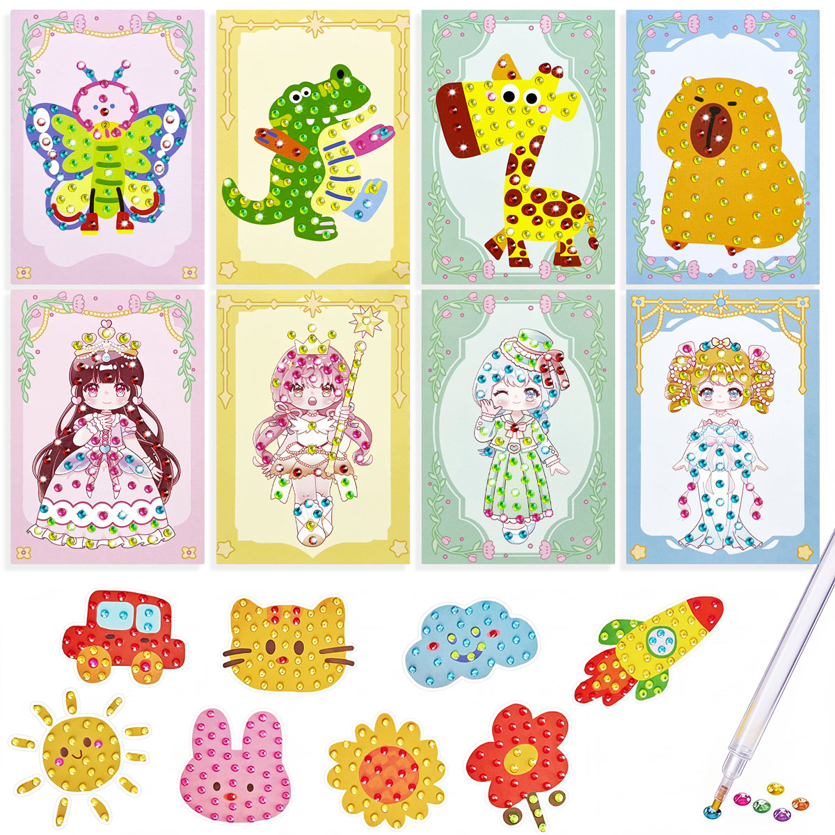 16 Pcs Gem Kit DIY Arts Crafts - Art Craft Animals review and price