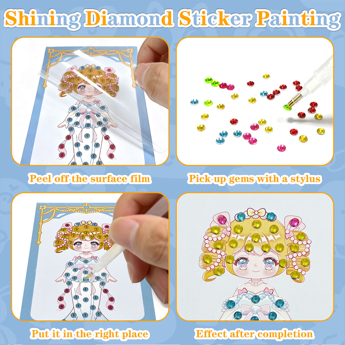 16 Pcs Gem Kit DIY Arts Crafts - Art Craft Animals review and price