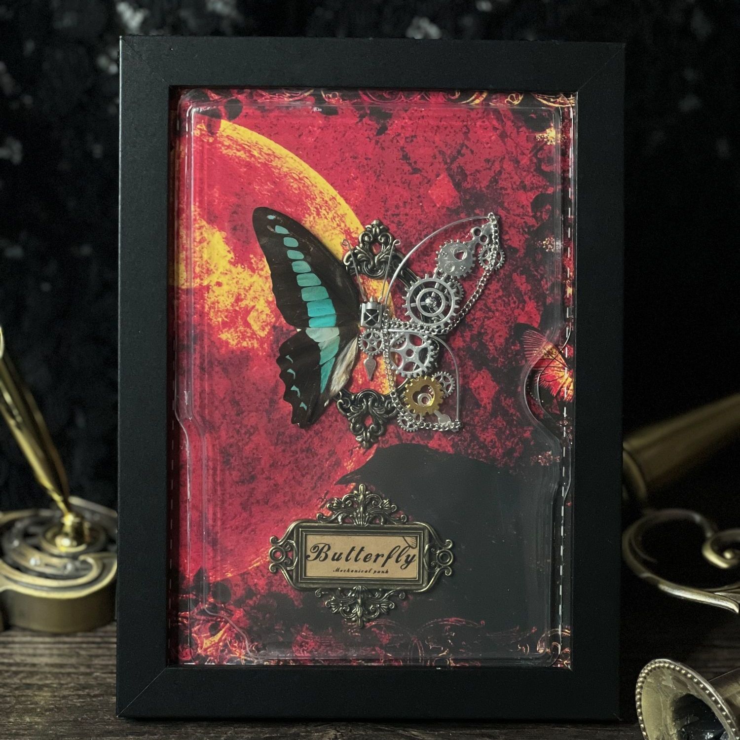 Steampunk Butterfly Frame DIY  - Art Craft Animals review and price