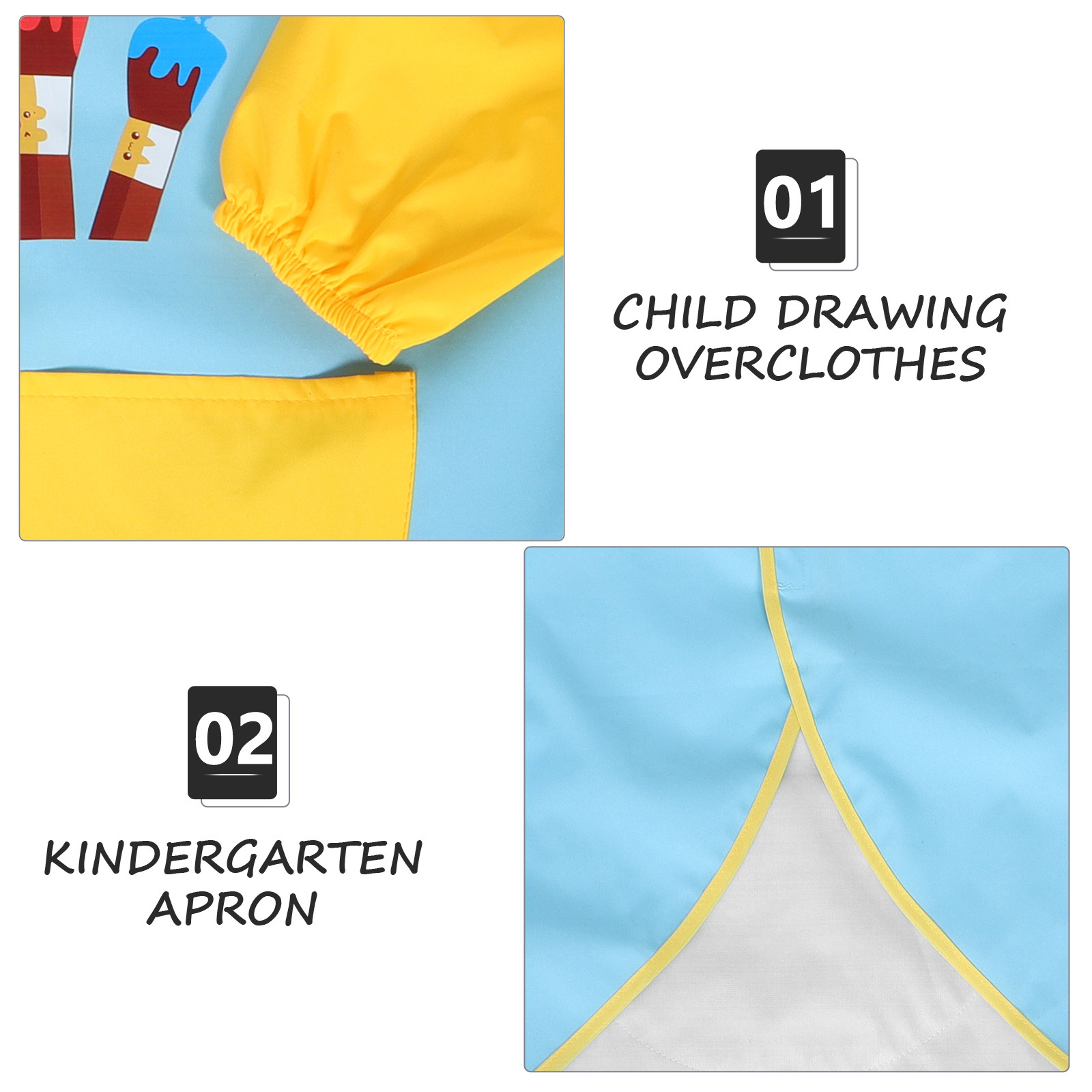 Waterproof Long Sleeve Smock P - Art Craft Activities For Preschoolers review and price