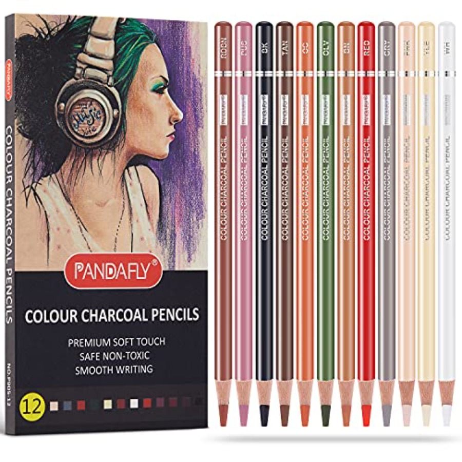 Professional Colored Charcoal  - Chalk Pastel Set review and price