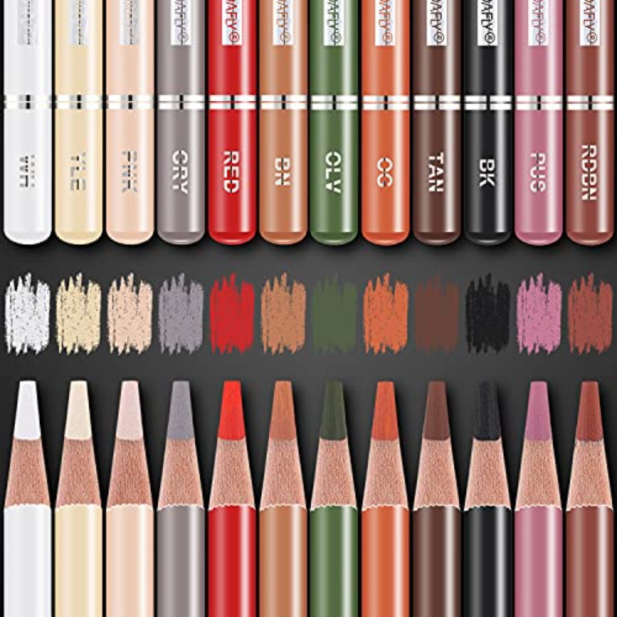 Professional Colored Charcoal  - Chalk Pastel Set review and price