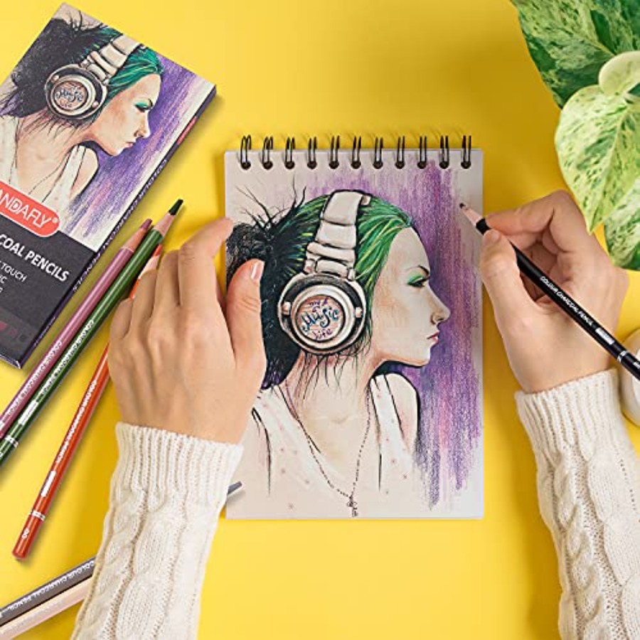 Professional Colored Charcoal  - Chalk Pastel Set review and price