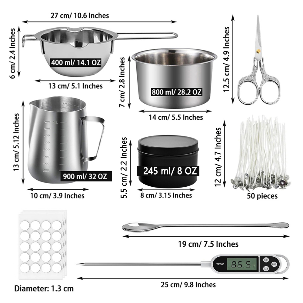 Glintmos DIY Candle Making Kit - Candle Making Wax review and price