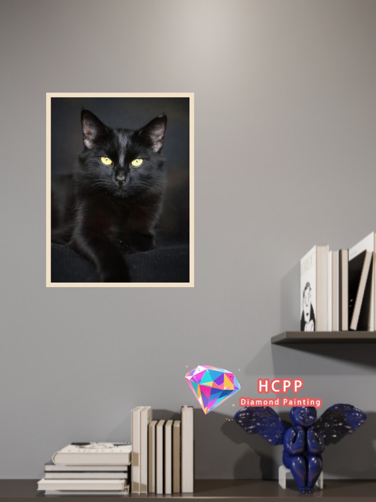 unframe Black Cat Animal Diamo - Art Craft Animals review and price
