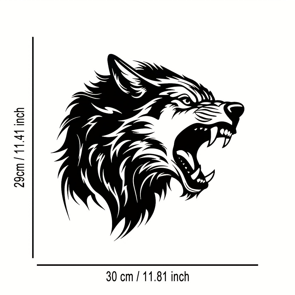 CIFBUY Wolf Head Metal Wall Ar - Art Craft Bar review and price