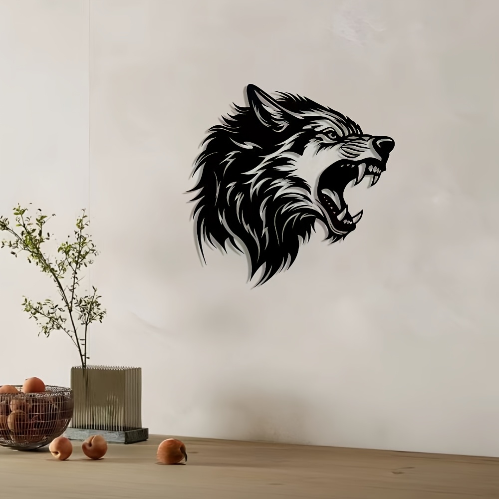 CIFBUY Wolf Head Metal Wall Ar - Art Craft Bar review and price