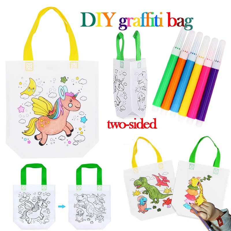 1-10pcs Sets DIY Graffiti Bag  - Art Craft Notebook review and price