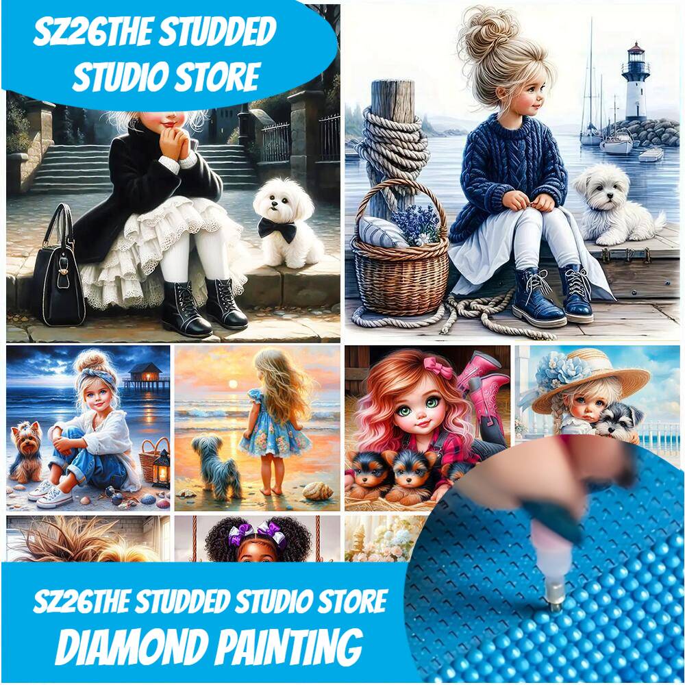 Sz26The Studded Diy Diamond Mo - Art Craft Animals review and price
