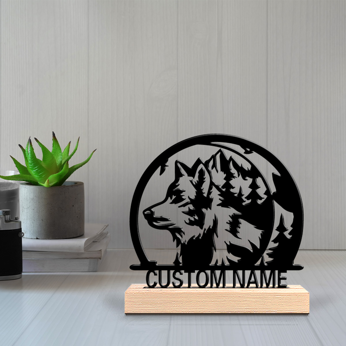 1pc Mountain wolves Customizab - Art Craft Decoration review and price
