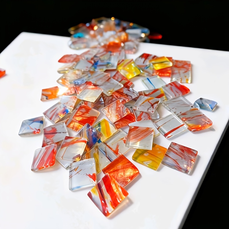 100g square mosaic hand-painte - Art Craft Bar review and price
