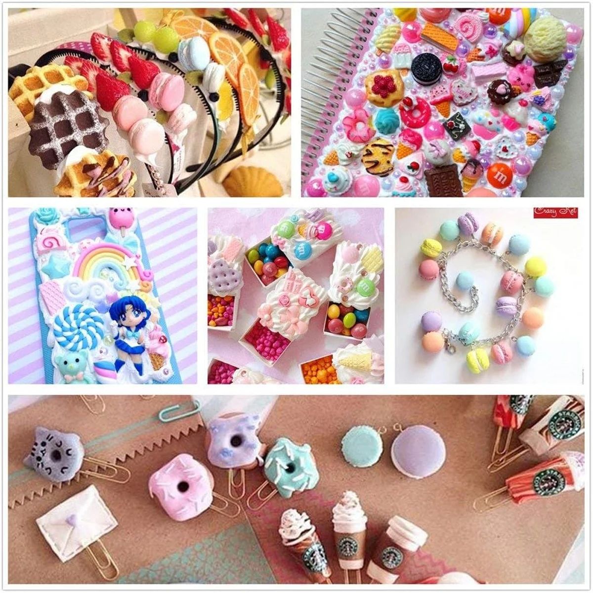 30pcs Random Candy Slime Charm - Art Craft Resin review and price