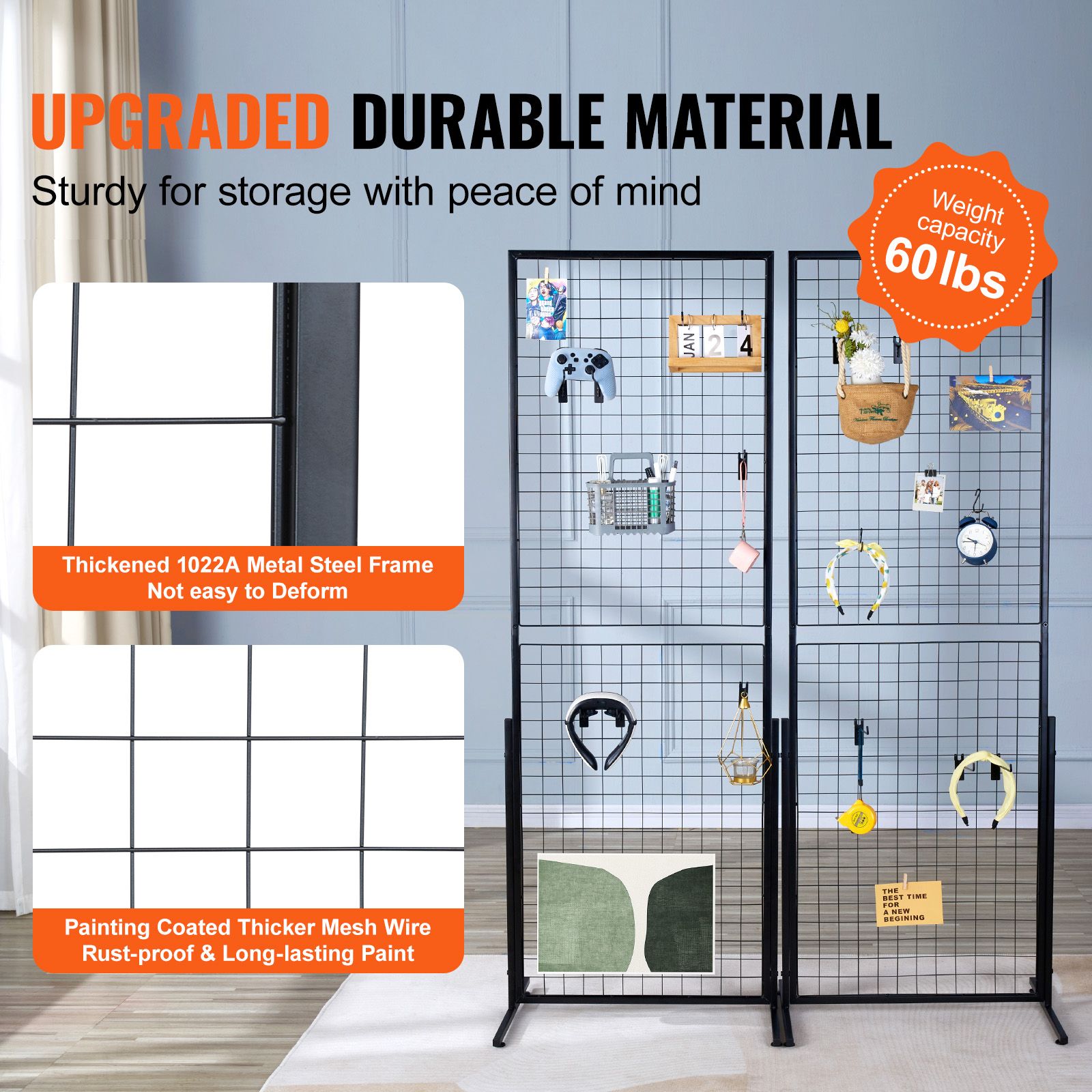 2' x 5.6' Grid Wall Panels Tow - Art Craft Show review and price