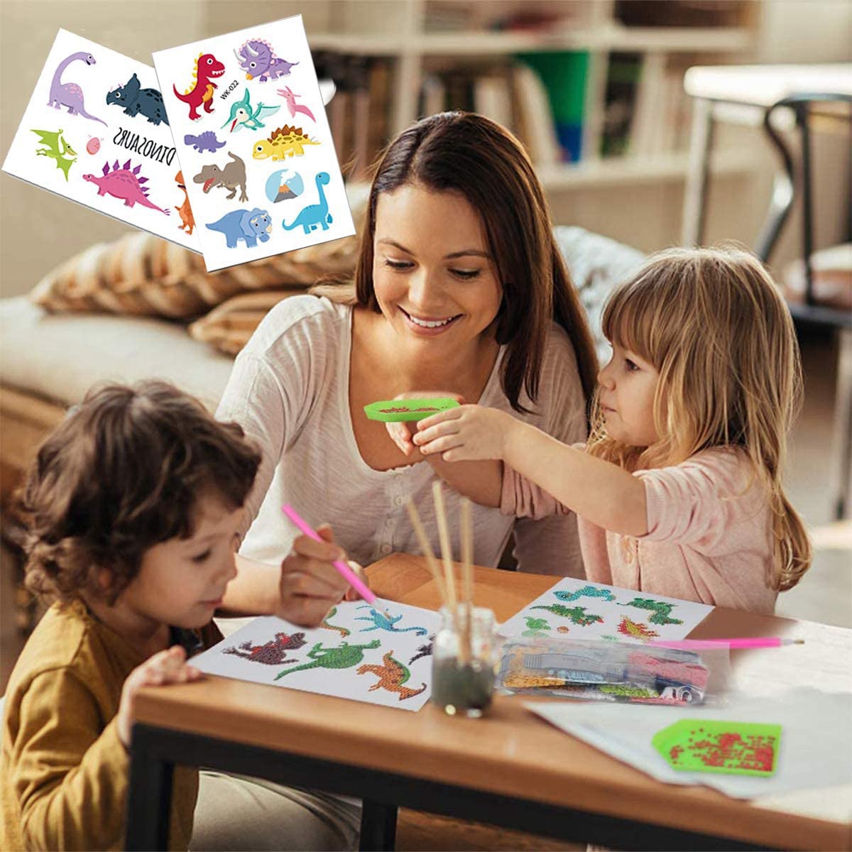 AEE6-Children's 5D Painting Pi - Art Craft Animals review and price